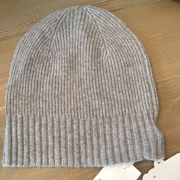 NWT Nordstrom Cashmere Gray Beanie main image 4